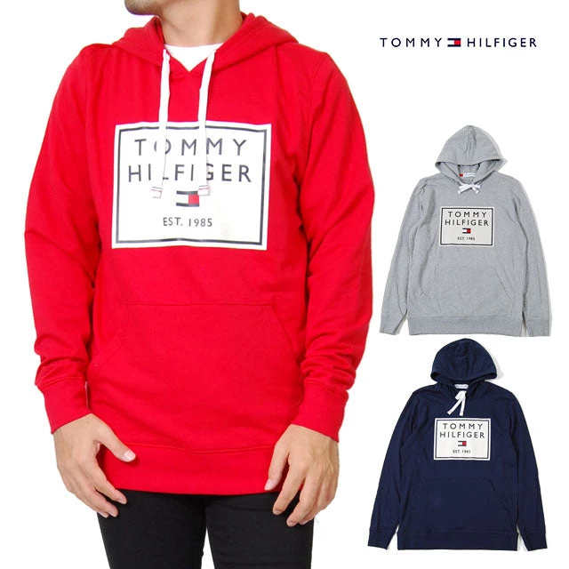 Tommy Hilfiger Men's Brushed Back Fleece Pullover Hoodie Navy 6 Tommy Hilfiger Men's Brushed Back Fleece Pullover Hoodie Navy