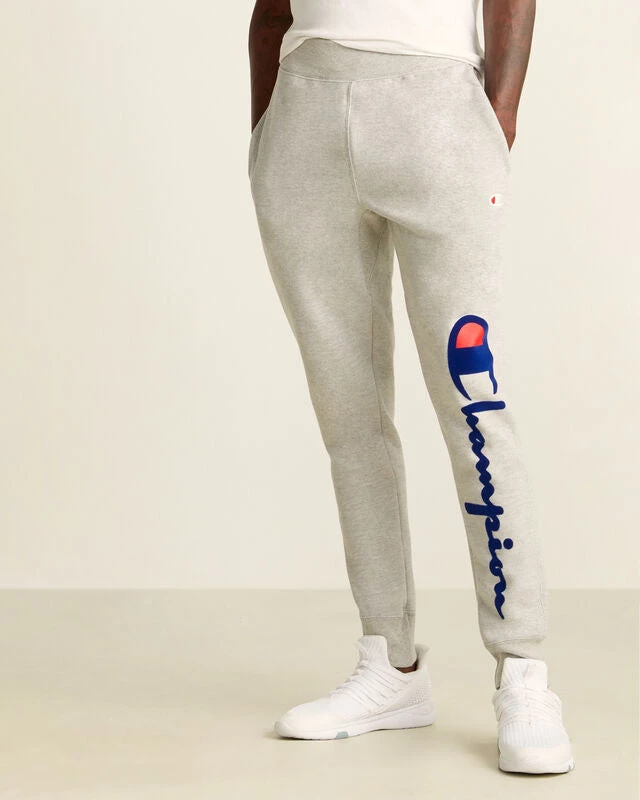 Champion Life Mens Joggers, Oversized Flock Script 4 Champion Life Mens Joggers, Oversized Flock Script