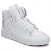 Supra White Vaider Hightop Shoes 1 Supra White Vaider Hightop Shoes