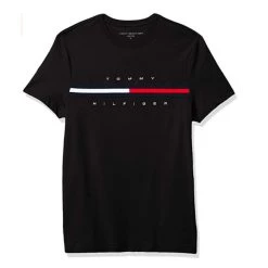 Tommy Hilfiger Tommy Jeans TINO LOGO T-shirt In Black