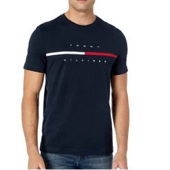 Tommy Hilfiger Tommy Jeans TINO LOGO T-shirt In Black