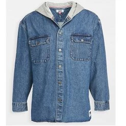 Tommy Hilfiger Tommy Jeans TJ DAMIEN L/S HOOD MEDIUM WASH