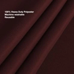 URBY 90 X 156 Inch Polyester Rectangular Table Cloth For 8-10 Foot Table That Seats 10-12 Person - Fits Extra Long Tables Or Cut To Fit Smaller Tables - Machine Wash Reusable And Wrinkle Free - Burgundy URBY TableCloth 14 URBY 90 X 156 Inch Polyester Rectangular Table Cloth For 8-10 Foot Table That Seats 10-12 Person - Fits Extra Long Tables Or Cut To Fit Smaller Tables - Machine Wash Reusable And Wrinkle Free - Burgundy URBY TableCloth