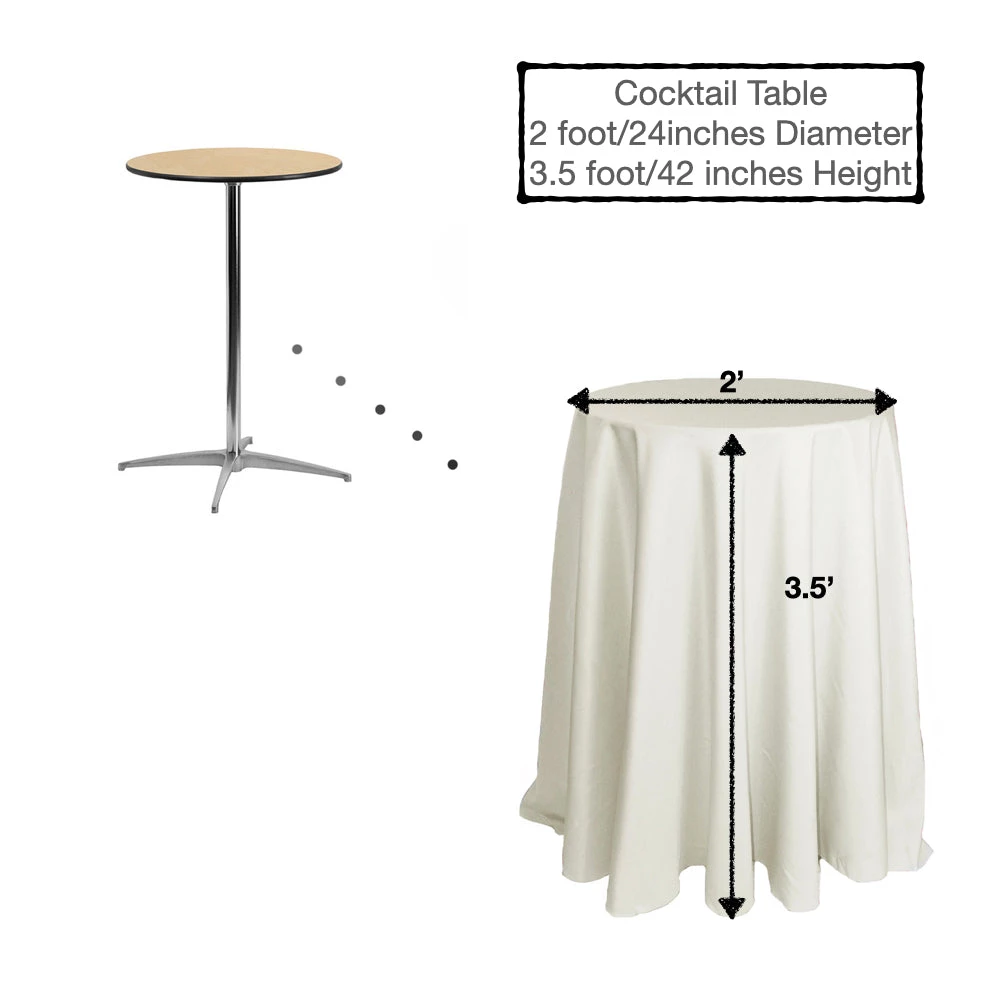 Urby 90 Inch Polyester Round Table Cloth For 4 - 6 Foot Table That Seats 5 - 6 Person - Fits Event Tables, Picnic Tables, Dining Tables - Machine Wash Reusable & Wrinkle Free - Ivory URBY TableCloth 5 Urby 90 Inch Polyester Round Table Cloth For 4 - 6 Foot Table That Seats 5 - 6 Person - Fits Event Tables, Picnic Tables, Dining Tables - Machine Wash Reusable & Wrinkle Free - Ivory URBY TableCloth