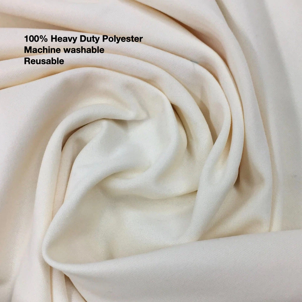 Urby 90 Inch Polyester Round Table Cloth For 4 - 6 Foot Table That Seats 5 - 6 Person - Fits Event Tables, Picnic Tables, Dining Tables - Machine Wash Reusable & Wrinkle Free - Ivory URBY TableCloth 6 Urby 90 Inch Polyester Round Table Cloth For 4 - 6 Foot Table That Seats 5 - 6 Person - Fits Event Tables, Picnic Tables, Dining Tables - Machine Wash Reusable & Wrinkle Free - Ivory URBY TableCloth