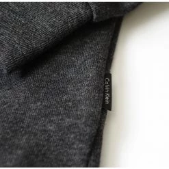 Calvin Klein Gunmetal Mens Small Logo Crewneck Sweater