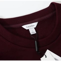 Calvin Klein Gunmetal Mens Small Logo Crewneck Sweater