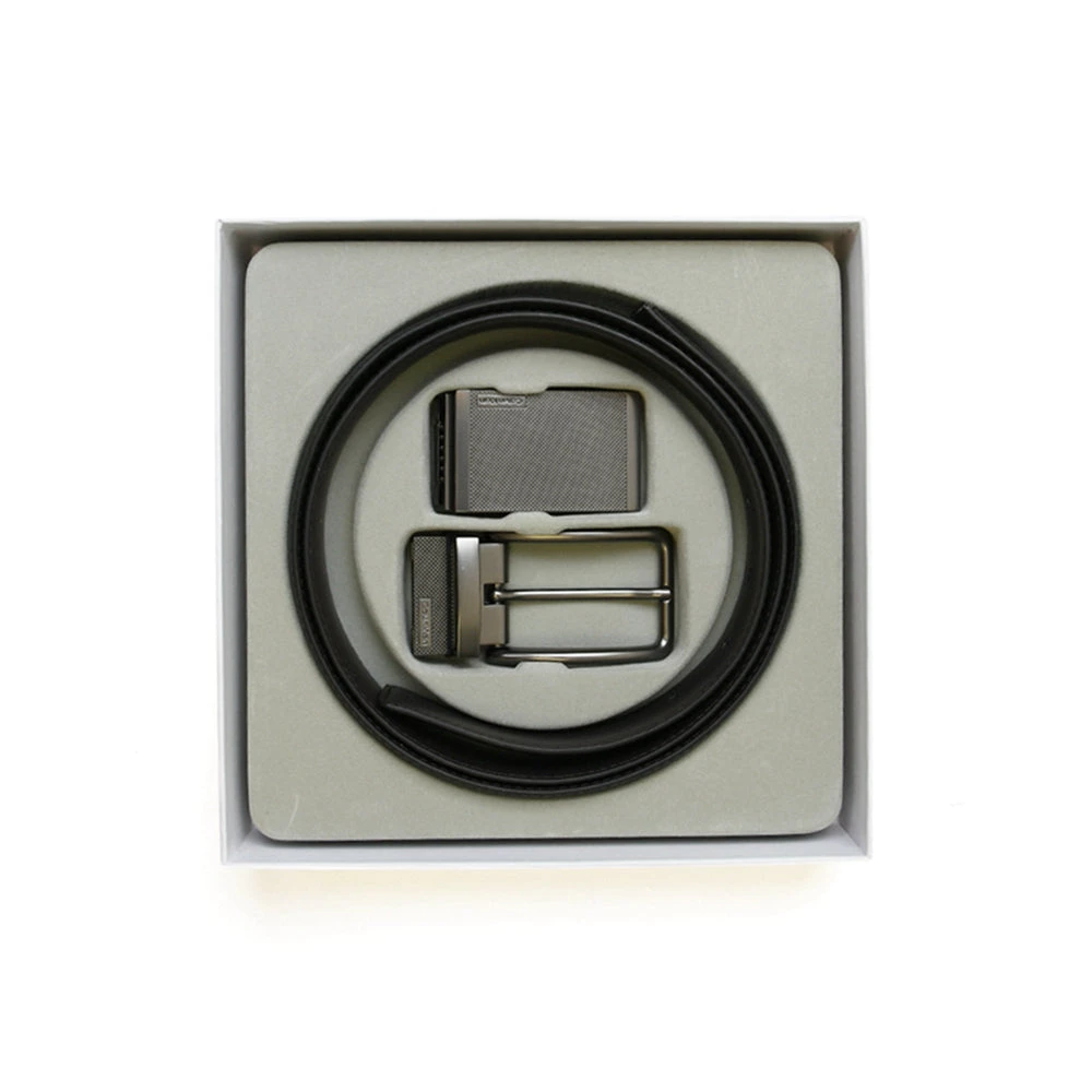 Calvin Klein Calvin Klein Belt Men Genuine Leather Belt Set Reversible Buckle CK Business Black Brown 75613 5 Calvin Klein Calvin Klein Belt Men Genuine Leather Belt Set Reversible Buckle CK Business Black Brown 75613