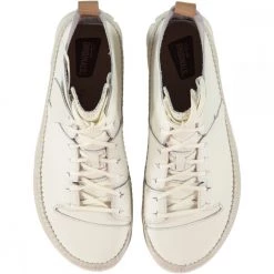 Clarks Trigenic Flex White Leather