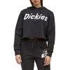 Dickies Women's Crop Top Logo Sweater Hoodies 2 Dickies Women's Crop Top Logo Sweater Hoodies