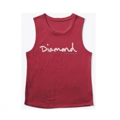 Tees & Tanks Diamond Supply Co. OG Script Muscle Tank