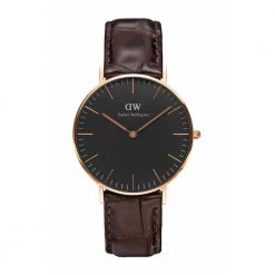 Watches Daniel Wellington Classic Black York Rose Gold Watch
