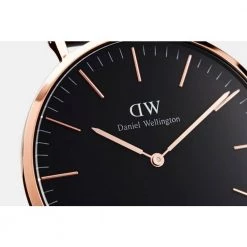 Watches Daniel Wellington Classic Black York Rose Gold Watch