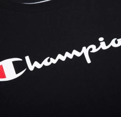 CHAMPION WOMEN'S CLASSIC GRAPHIC TEE BLACK T-shirts