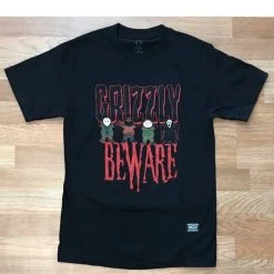 Grizzly Beware Logo T-shirt T-shirts