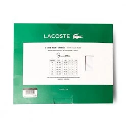 Lacoste Men's 3 Pack Slim Fit Cotton Crew Neck Tee RAM8703