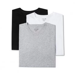 Lacoste Men's Crew-Neck T-Shirt 3-Pack RAME106 8 Lacoste Men's Crew-Neck T-Shirt 3-Pack RAME106
