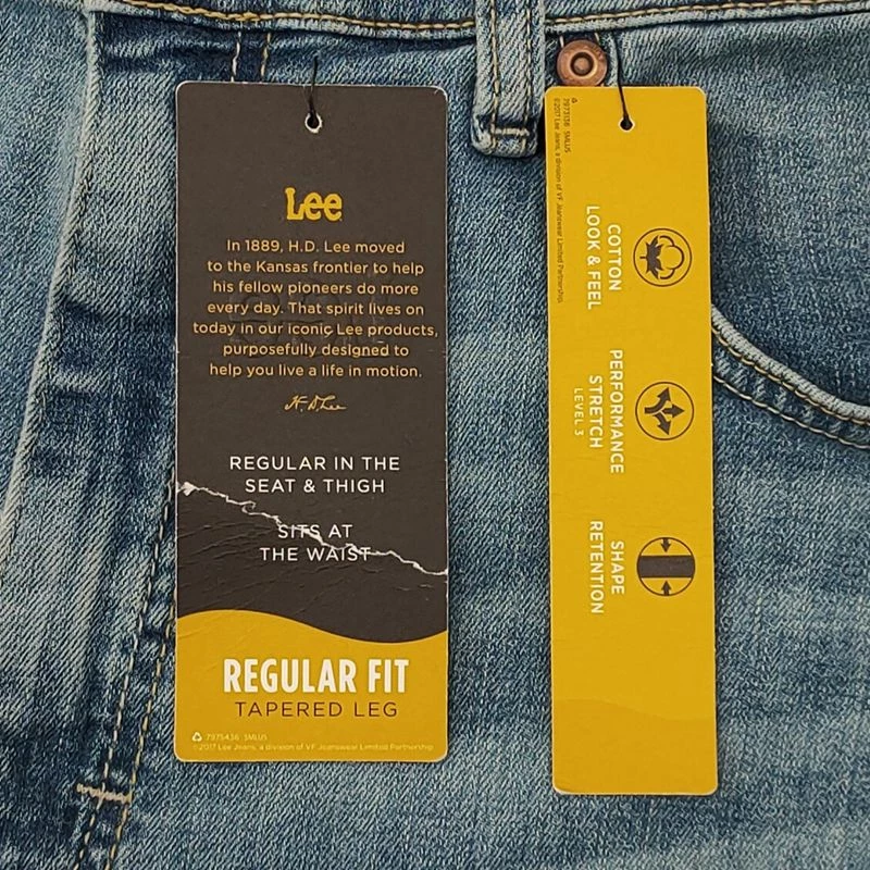 Lee Men's Premium Flex Regular Fit Jeans 2009536 Lee/Wrangler Jeans 6 Lee Men's Premium Flex Regular Fit Jeans 2009536 Lee/Wrangler Jeans