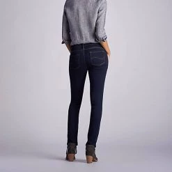 Lee Womens Easy Frenchie Skinny Jeans Bottoms