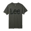 Lee/Wrangler Jeans Lee Men’s Logo Tshirt Cotton Olive LM10SK098 2 Lee/Wrangler Jeans Lee Men’s Logo Tshirt Cotton Olive LM10SK098