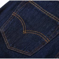 Levis Levi's Men's 501 Original Mid Rise Regular Fit Straight Leg Jeans Rinse 00501-0115