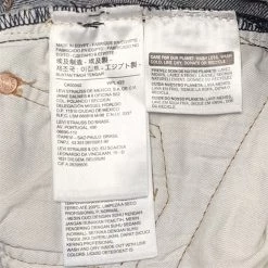 Levis Levi's Men's 501 Original Mid Rise Regular Fit Straight Leg Jeans 00501-0194 Dark Stonewash