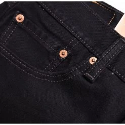 Levis Levi's Men's 501 Original Mid Rise Regular Fit Straight Leg Jeans Double Black 00501-0660