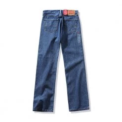 Levis Levi's Men's 505 Regular Mid Rise Regular Fit Straight Leg Jeans - Stonewash 00505-4891