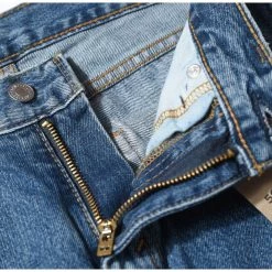 Levis Levi's Men's 505 Regular Mid Rise Regular Fit Straight Leg Jeans - Stonewash 00505-4891