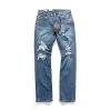 Levis Mens Levi's 511 Fennel Print Slim Leg 04511-3984 Ripped Blue