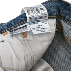 Levis Mens Levi's 511 Fennel Print Slim Leg 04511-3984 Ripped Blue