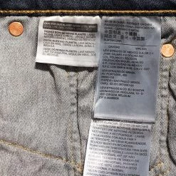 Levis Mens Levi's 511 Fennel Print Slim Leg 04511-3985 Ripped Black