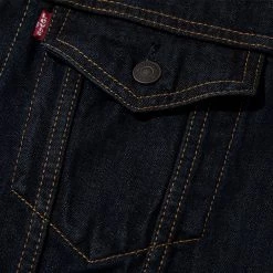 Levis Levi's Men's Denim Trucker Jacket - Rinse 72334-0134 10 Levis Levi's Men's Denim Trucker Jacket - Rinse 72334-0134
