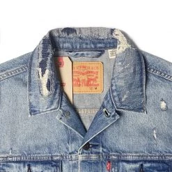 Levis Levi's Men's Denim Trucker Jacket 72334-0475 Get Ripped