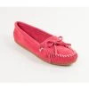 Women's Footwear Minnetonka Kilty Hardsole Pink Moccasins