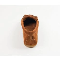 Women's Footwear Minnetonka Kilty Hardsole Brown Moccasins