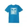 OBEY JUMBLED EYES Men’s Regular Fit Crew Neck Tee Blue 1 OBEY JUMBLED EYES Men’s Regular Fit Crew Neck Tee Blue