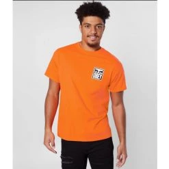 OBEY EYES ICON 2 Men’s Regular Fit Crew Neck Tee Orange OBEY Clothing