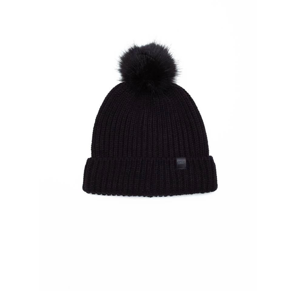 Obey HUMBOLD BEANIE HAT Chunky Knit Beanie With A Faux Fur Black 3 Obey HUMBOLD BEANIE HAT Chunky Knit Beanie With A Faux Fur Black