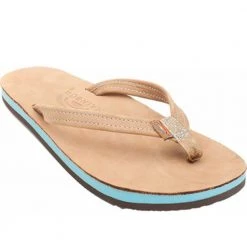 Rainbow Sandals Single Layer Thin Stap Sierra Brown Tropics Sandals Women's Sandals