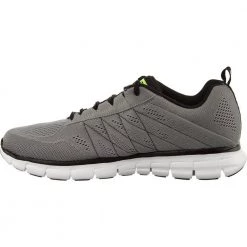 Skechers Sport Synergy Power Shoes Black/Grey Final Clearance Sale