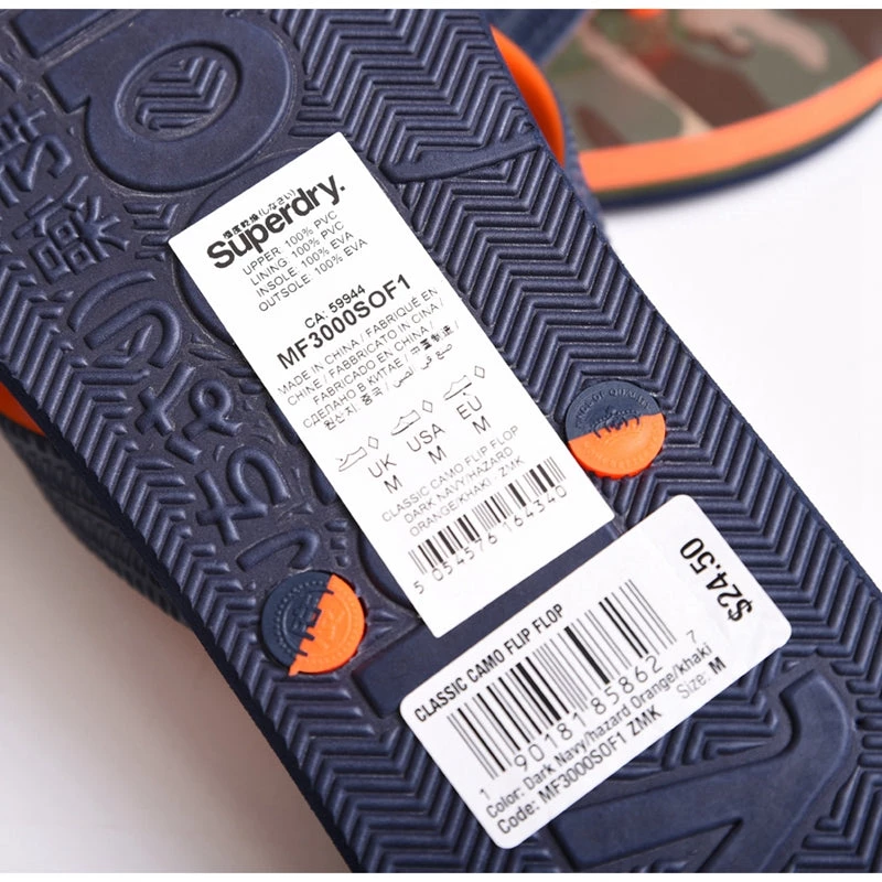 Superdry Flip Flops MF3006SOF1 8 Superdry Flip Flops MF3006SOF1