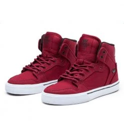 Supra Kids Burgundy Vaiders Kid's Footwear