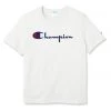 HERITAGE SHORT LEEVE T-SHIRT WITH CHAMPION LOGO WHITE T-shirts