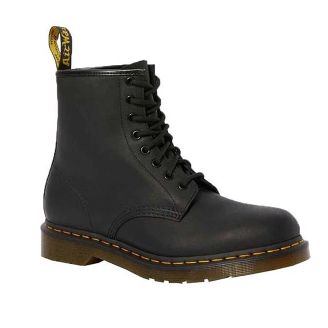 Dr.Martens 1460 Silhouette Greasy Leather Unisex Black Footwear 3 Dr.Martens 1460 Silhouette Greasy Leather Unisex Black Footwear