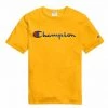 T-shirts HERITAGE SHORT LEEVE T-SHIRT WITH CHAMPION LOGO YELLOW