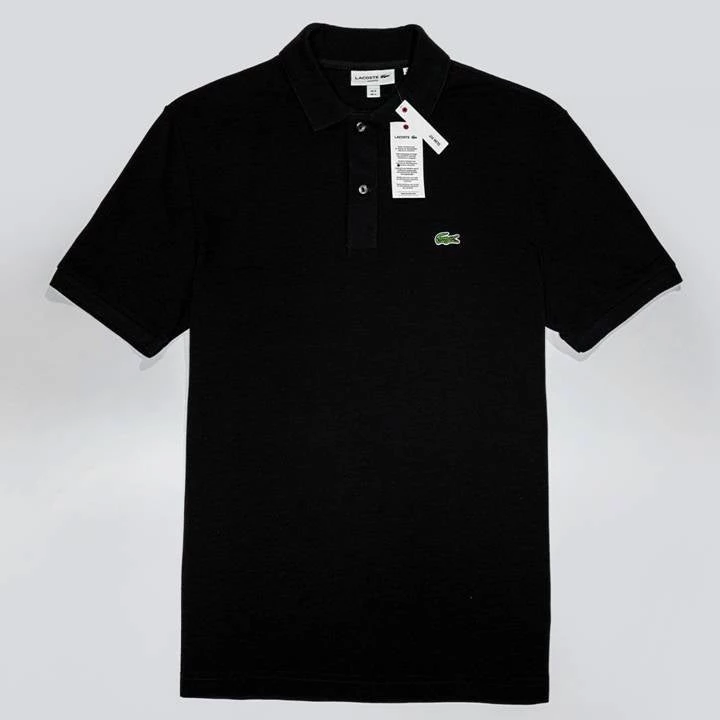 Lacoste Men's Slim Fit Polo Black Button Ups & Polos 3 Lacoste Men's Slim Fit Polo Black Button Ups & Polos