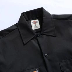 Dickies Long Sleeve Work Shirt 574 Black Work Wear