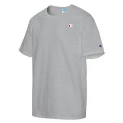 Champion HERITAGE SHORT LEEVE T-SHIRT WITH C LOGO GREY T-shirts