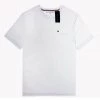 TOMMY HILFIGER MEN'S CREW NECK T-SHIRT WHITE 1 TOMMY HILFIGER MEN'S CREW NECK T-SHIRT WHITE
